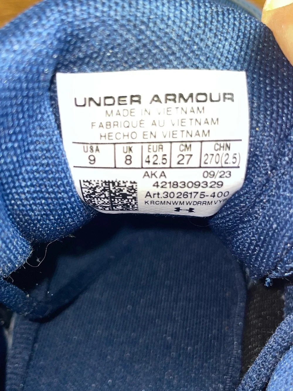 Under Armour Charged Assert 10 Shoes Men’s 9